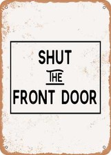 Metal sign shut for sale  USA