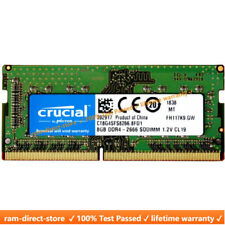 Notebook CRUCIAL DDR4 8GB 2666 PC4-21300 Memória RAM Laptop SODIMM 1x 8GB 2666MHZ comprar usado  Enviando para Brazil