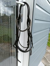 Black leather bridle for sale  REDRUTH