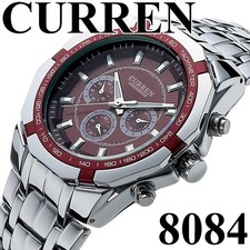 Relógio de pulso masculino CURREN marca empresarial (pulseira de aço, relógio de presente perfeito) comprar usado  Enviando para Brazil