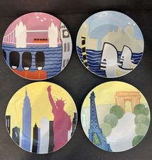 Conjunto de 4 pratos Studio Nova Around the World Londres Nova York Paris Veneza 7,75”, usado comprar usado Conjunto de 4 pratos Studio Nova Around the World Londres Nova York Paris Veneza 7,75”, usado comprar usado  Enviando para Brazil