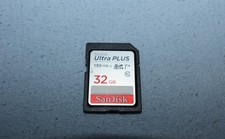 Cartão de memória SanDisk Ultra PLUS 32GB 130 MB/S classe 10 SD - Excelente estado! comprar usado  Enviando para Brazil