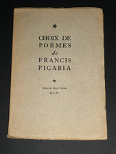 Francis picabia choix d'occasion  Tours-