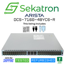 ♻️ Switch Arista DCS-7160-48YC6-R 48x 25G 6x 100G ⚡ Garantia de 1 ano e envio rápido comprar usado  Enviando para Brazil