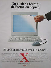 1990 pub xerox d'occasion  Expédié en Belgium