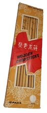 Wooden chopsticks ten for sale  CRADLEY HEATH