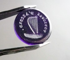Dark pruple glass for sale  PETERBOROUGH