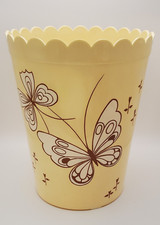 Vintage Marfim Plástico Pequena Lixeira Moscas, Borda Recortada Anos 1960 BS, usado comprar usado Vintage Marfim Plástico Pequena Lixeira Moscas, Borda Recortada Anos 1960 BS, usado comprar usado  Enviando para Brazil