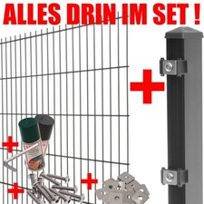 Doppelstabmattenzaun set garte gebraucht kaufen  Castrop-Rauxel