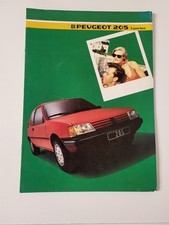 Brochure peugeot 205 d'occasion  Achicourt