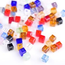 200 peças cubo quadrado facetado cristal cristal contas espaçadoras soltas 3 mm achados de joias comprar usado  Enviando para Brazil