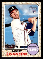 2017 Topps Heritage Dansby Swanson Rookie Action SP #76 - Atlanta Braves comprar usado  Enviando para Brazil