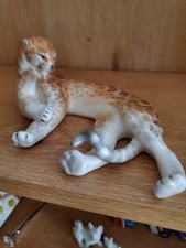 Porcelain cheetah figurine for sale  New York