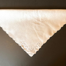 Vtg white linen for sale  Nixa