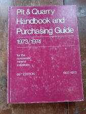 Pit and Quarry 1973/1974 Manual y guía de compra para equipos de minería 66th segunda mano  Embacar hacia Mexico