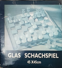 Großes glas schachspiel gebraucht kaufen  Aurich