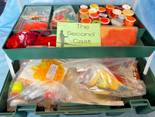 100+ accesorios para atar moscas hilos carretes Chenille Gordon Griffith Veniard + caja segunda mano  Embacar hacia Mexico