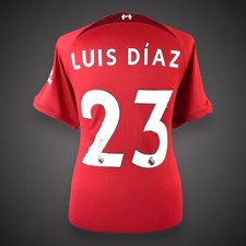 Usado, Luis Diaz Assinado Liverpool Camisa Desta Temporada Private assinatura Coa £ 199 comprar usado  Enviando para Brazil