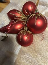 Roter weihnachtsschmuck stck gebraucht kaufen  Hodelhagen