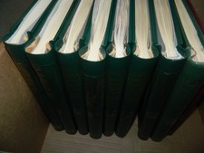 COLECCIÓN DE SELLOS DEL MUNDO EN 9 ÁLBUMES TODOS LOS PERÍODOS COMO NUEVOS Y USADOS segunda mano  Embacar hacia Mexico