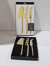 cheese knife set plated gold for sale  Whitehouse