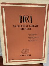 Libro solfeggio rosa usato  Lugo