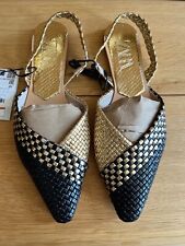 Zara flat slingback for sale  LONDON