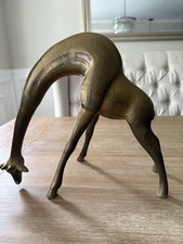 Large brass giraffe for sale  West Islip