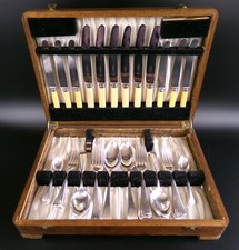 Vintage cutlery canteen for sale  RUISLIP