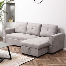 Homcom schlafsofa ecksofa gebraucht kaufen  Hamburg