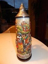 Bierkrug zinndeckel relief gebraucht kaufen Bierkrug zinndeckel relief gebraucht kaufen  Bornich, Dahlheim, Kestert