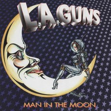 LA Guns - Man In The Moon [Used Very Good Vinyl LP] Colored Vinyl, Ltd Ed, Red, comprar usado  Enviando para Brazil