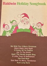 Baldwin holiday songbook for sale  Acton