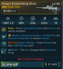 Borderlands cecchino randagio usato  Spedire a Italy