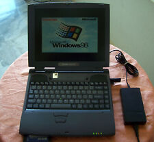 Win 98 Toshiba 2540CDS AMD 333MHz, 32 MB, 4GB disquete DOS serial paralelo–cdt ibm, usado comprar usado  Enviando para Brazil