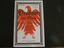Livre oradour glane d'occasion  Vailly-sur-Aisne
