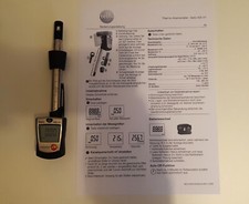 Testo anemometer luftgeschwind gebraucht kaufen  Henstedt-Ulzburg