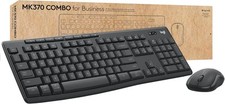 Logitech MK370 combo teclado e mouse sem fio tamanho completo PC / Mac / cromado preto comprar usado  Enviando para Brazil