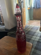 Vintage bohemia ruby for sale  ROCHDALE