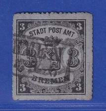 Bremen 1864 Wappen 3 Grote Mi.-Nr. 6x mit Kasten-O BREMEN Altprüfung Max THIER comprar usado  Enviando para Brazil