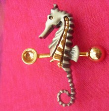 Vintage broche hippocampe d'occasion  Poncin