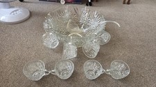 Vintage glass punch for sale  GOSPORT