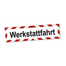 Werkstattfahrt magnetschild au gebraucht kaufen  Leipzig
