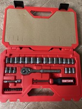 Craftsman 33 peças conjunto de ferramentas catraca métrica SAE 6 peças soquetes 3/8 unidades comprar usado Craftsman 33 peças conjunto de ferramentas catraca métrica SAE 6 peças soquetes 3/8 unidades comprar usado  Enviando para Brazil