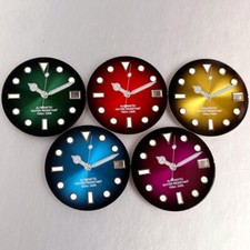 Juego de esfera de reloj Nologo Gradient Sunburst 29 mm apto para movimiento NH35 NH36 NH72 segunda mano  Embacar hacia Mexico