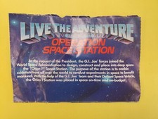 Usado, 1987 GI Joe Live the Adventure Assignment II Operação Estação Espacial Folha comprar usado  Enviando para Brazil