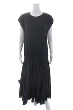 Vestido maxi Merlette feminino Smocked A Line azul marinho algodão tamanho extra grande comprar usado  Enviando para Brazil