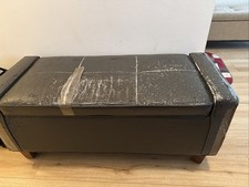 Used blue ottoman for sale  Chicago