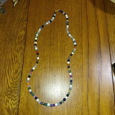 Multicolored stone necklace for sale  Holland