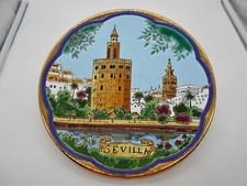 Grande assiette décor d'occasion  Saint-Calais